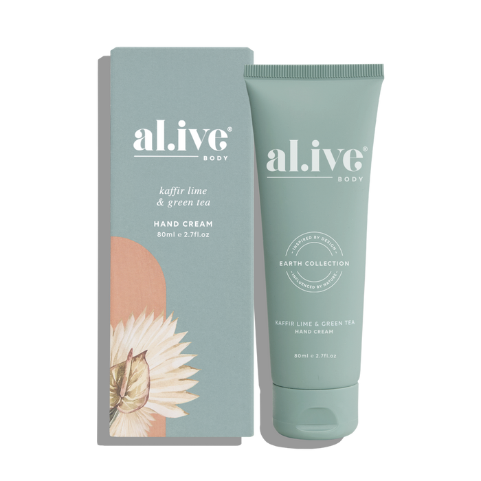 al.ive Hand Cream 80ml - Kaffir Lime & Green Tea