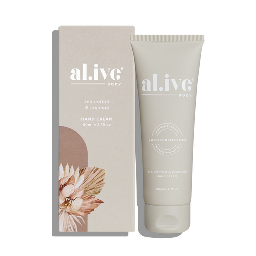 al.ive Hand Cream 80ml - Sea Cotton & Coconut