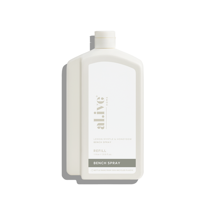 al.ive Bench Spray Refill 1lt - Lemon Myrtle & Honeydew