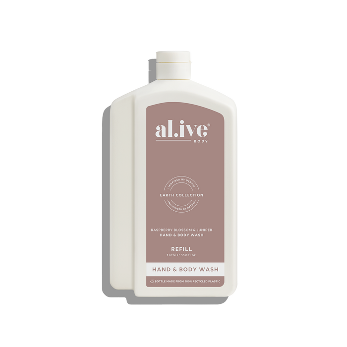 al.ive Wash Refill 1lt - Raspberry Blossom & Juniper