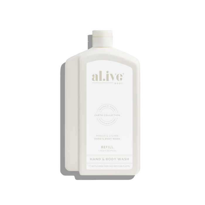 al.ive Wash Refill 1lt - Mango & Lychee