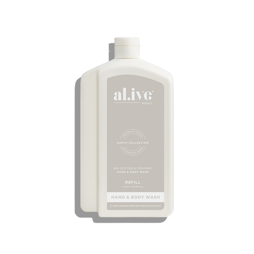 al.ive Wash Refill 1lt - Sea Cotton & Coconut