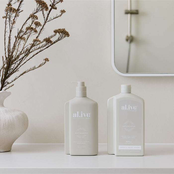 al.ive Wash Refill 1lt - Sea Cotton & Coconut