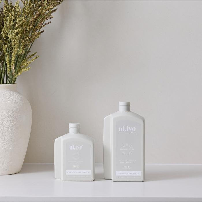al.ive Wash Refill 1lt - Sea Cotton & Coconut