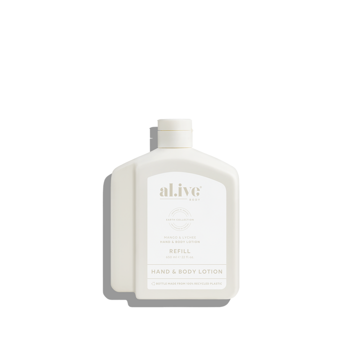 al.ive Lotion Refill 650ml - Mango & Lychee