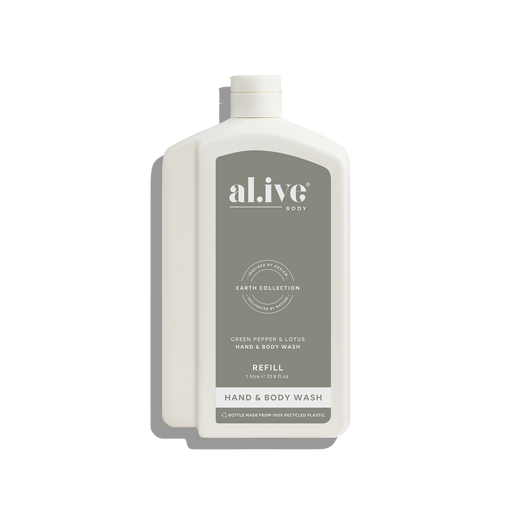 al.ive Wash Refill 1lt - Green Pepper & Lotus