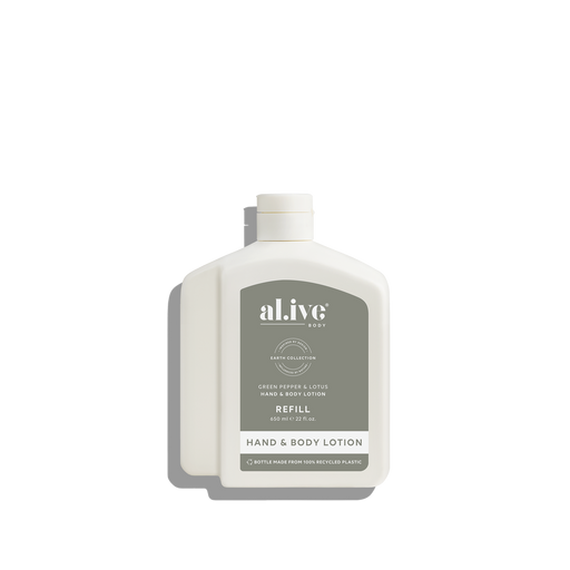 al.ive Lotion Refill 650ml - Green Pepper & Lotus