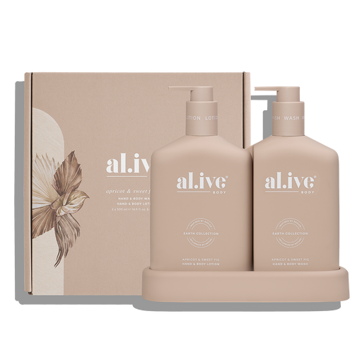 al.ive Hand & Body Duo Set - Apricot & Sweet Fig