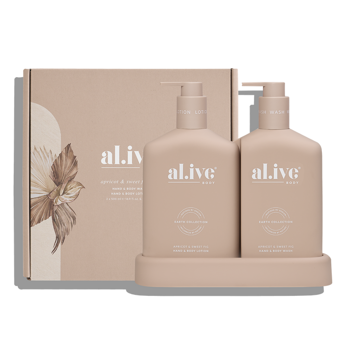 al.ive Hand & Body Duo Set - Apricot & Sweet Fig