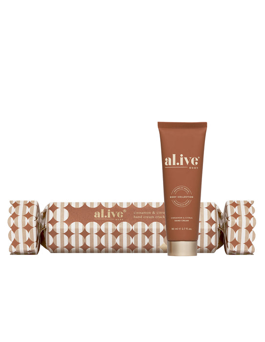 al.ive Hand Cream Cracker - Cinnamon & Citrus
