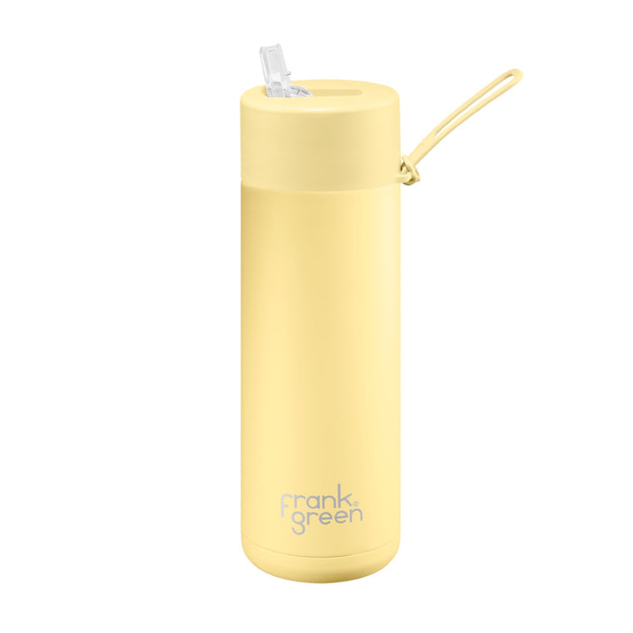 Frank Green Ceramic Reusable Bottle 20oz / 595ml - Buttermilk