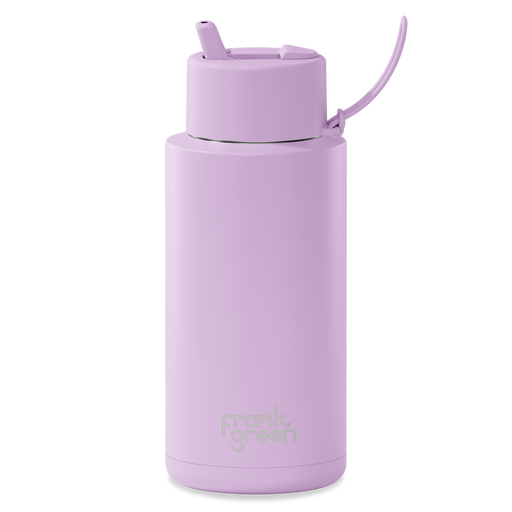Frank Green Ceramic Reusable Bottle w/flip Lid 34oz / 1000ml - Lilac Haze