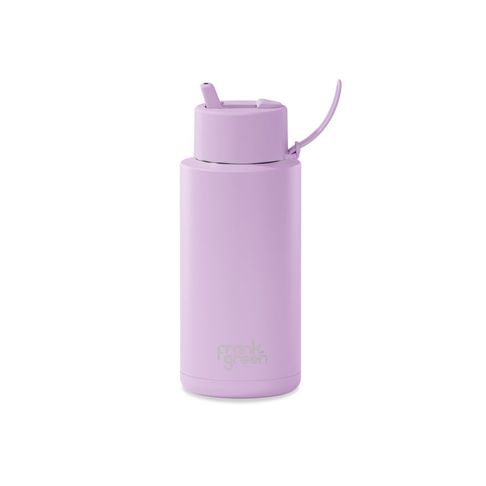 Frank Green Ceramic Reusable Bottle w/flip Lid 34oz / 1000ml - Lilac Haze