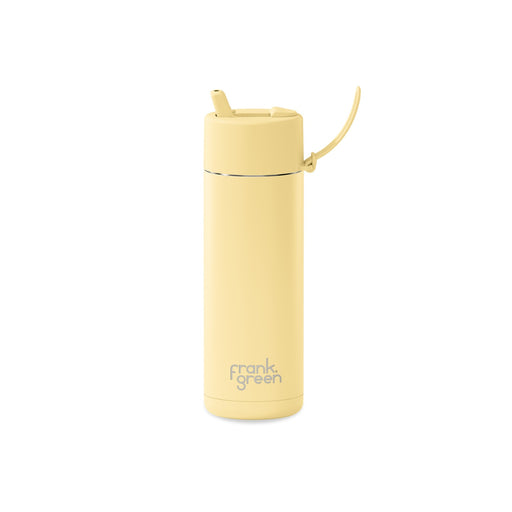 Frank Green Ceramic Reusable Bottle w/flip Lid 20oz / 595ml - Buttermilk