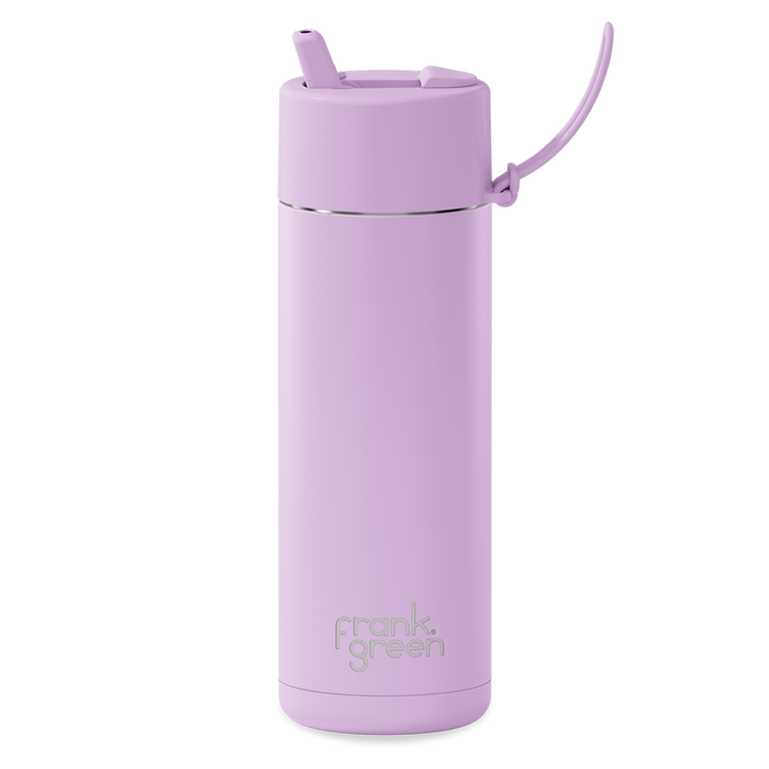 Frank Green Ceramic Reusable Bottle w/flip Lid  20oz / 595ml - Lilac Haze