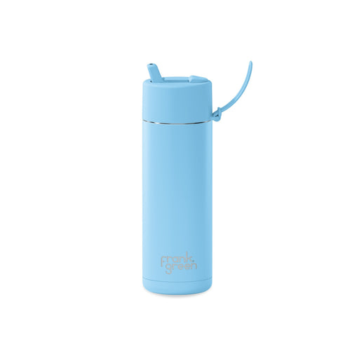 Frank Green Ceramic Reusable Bottle w/flip Lid 20oz / 595ml - Sky Blue