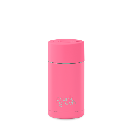 Frank Green Ceramic Reusable Cup 12oz / 355ml  - Neon Pink