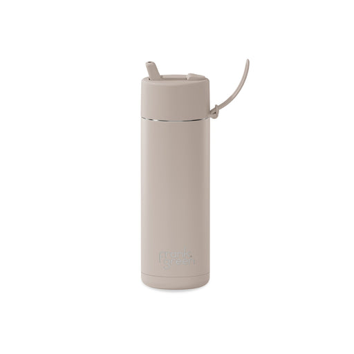 Frank Green Ceramic Reusable Bottle w/flip Lid 20oz / 595ml - Moon Dust