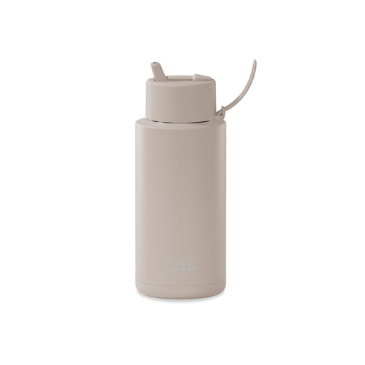 Frank Green Ceramic Reusable Bottle w/flip Lid 34oz / 1000ml - Moon Dust