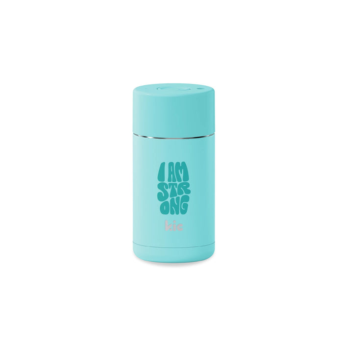 Frank Green Ceramic Reusable Cup 12oz / 355ml  - KIC Aqua Blue - Strong