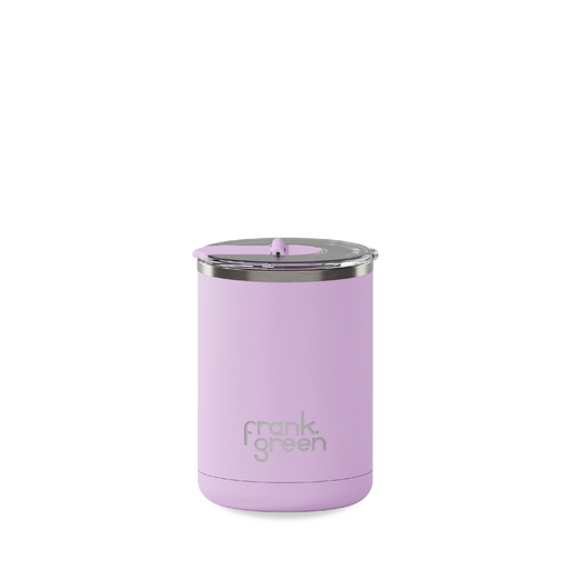 Frank Green Ceramic Reusable Cup Hinged Lid 12oz / 355ml  - Lilac Haze