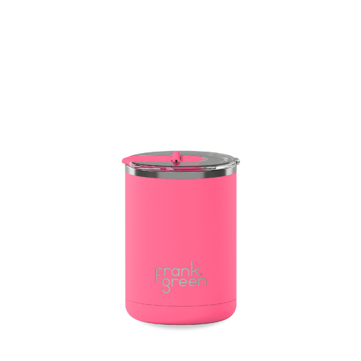 Frank Green Ceramic Reusable Cup Hinged Lid 12oz / 355ml  - Bubblegum Blast