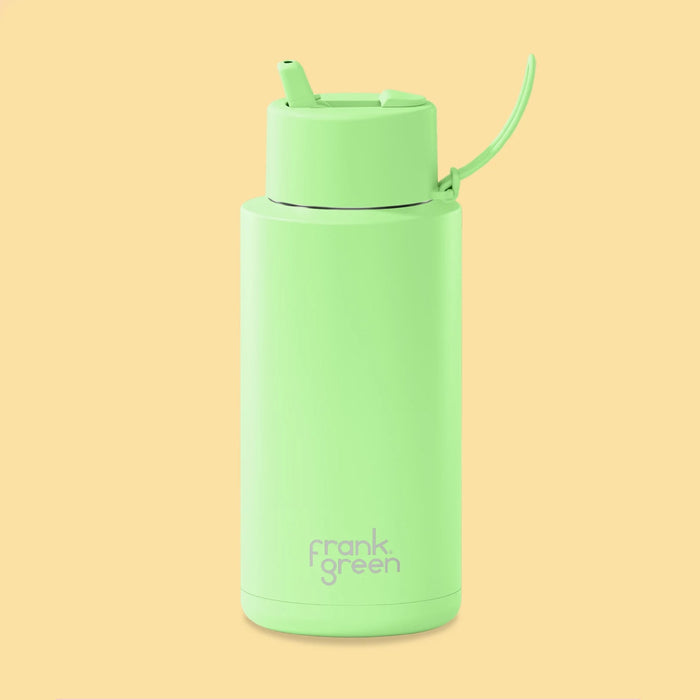 Frank Green Ceramic Reusable Bottle 34oz / 1000ml - Aurora Glow