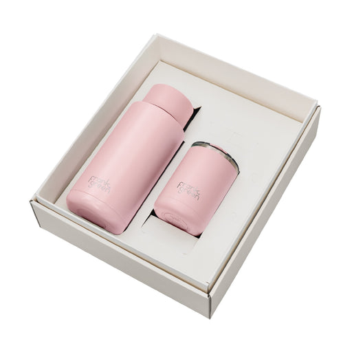 Frank Green The Essentials Gift Set Hinge Edition 12oz + 34oz - Blushed