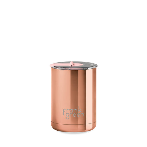 Frank Green Ceramic Reusable Cup Hinged Lid 12oz / 355ml  - Rose Gold