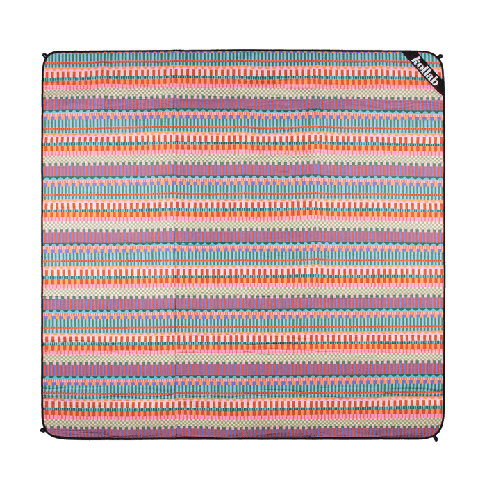 Kollab Picnic Mat - Blocks & Stripe
