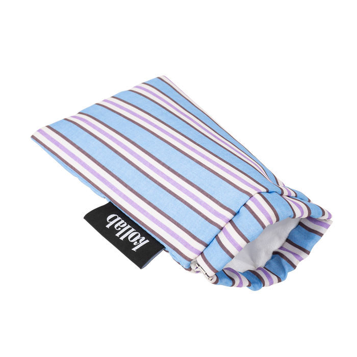 Kollab Glasses Case - Choc Blue Stripe