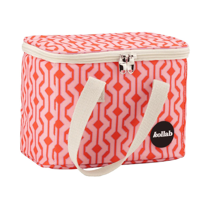Kollab Lunch Box Insulated - Cherry Zig Zag