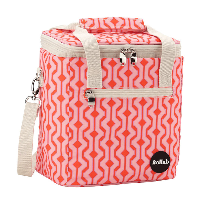 Kollab Mini Cooler - Cherry Zig Zag