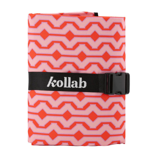Kollab Picnic Mat - Cherry Zig Zag