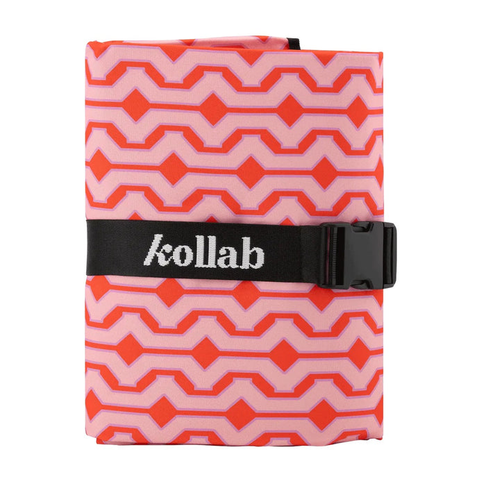 Kollab Picnic Mat - Cherry Zig Zag