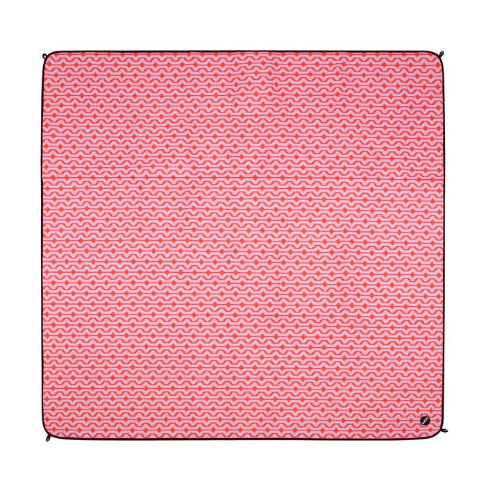 Kollab Picnic Mat - Cherry Zig Zag