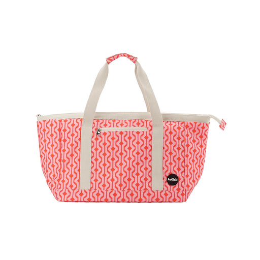 Kollab Insulated Tote Bag - Cherry Zig Zag