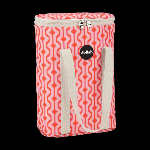 Kollab Wine Cooler Bag - Cherry Zig Zag