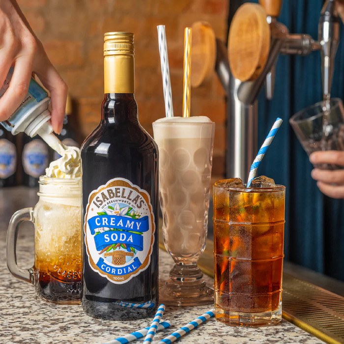 Isabella's Traditional Cordial 700ml - Creamy Soda