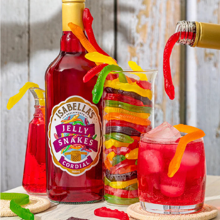 Isabella's Traditional Cordial 700ml - Jelly Snakes
