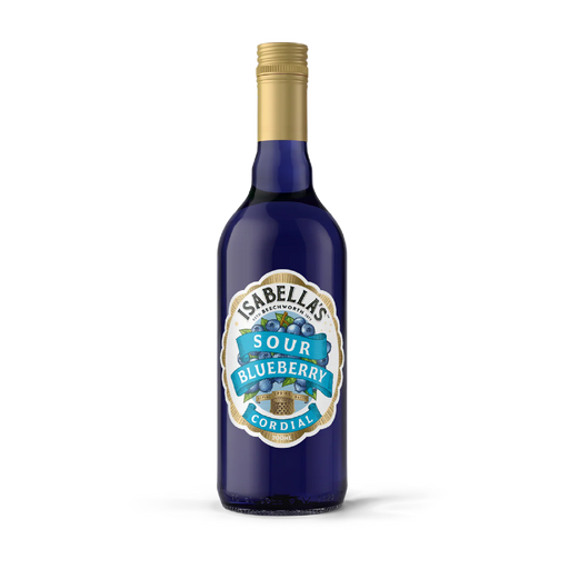 Isabella's Traditional Cordial 700ml - Sour Blueberry