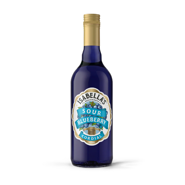 Isabella's Traditional Cordial 700ml - Sour Blueberry