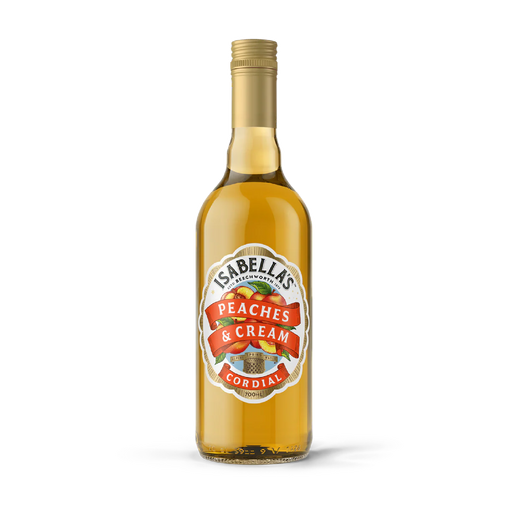 Isabella's Traditional Cordial 700ml - Peaches & Cream