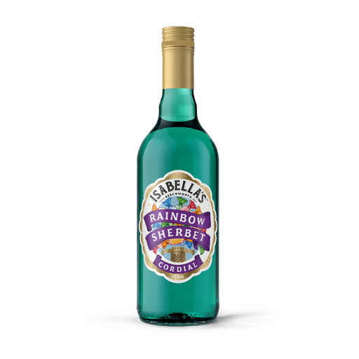 Isabella's Traditional Cordial 700ml - Rainbow Sherbet
