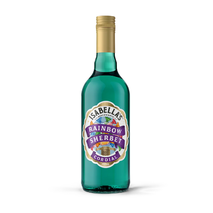 Isabella's Traditional Cordial 700ml - Rainbow Sherbet