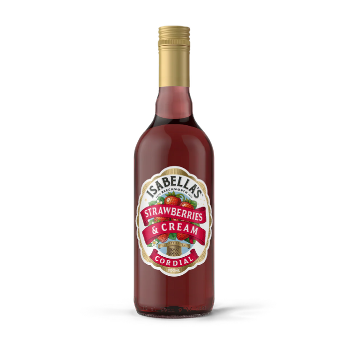 Isabella's Traditional Cordial 700ml - Strawberries & Cream