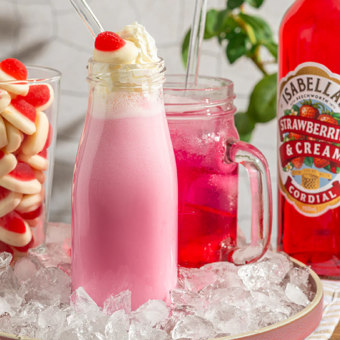 Isabella's Traditional Cordial 700ml - Strawberries & Cream