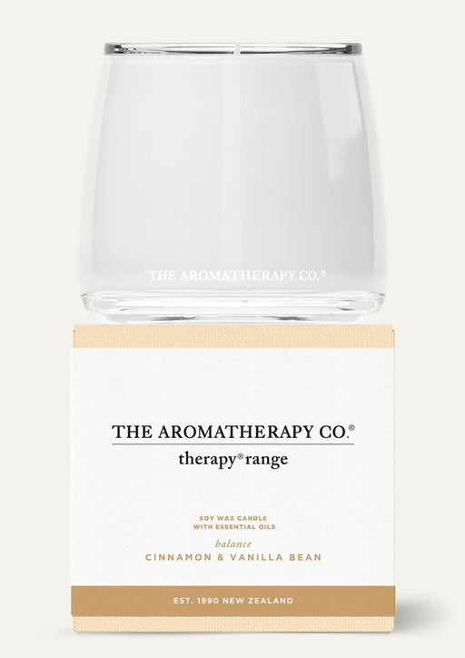 The Aromatherapy Co. Therapy Candle 260g - Cinnamon & Vanilla Bean - Kitchen Antics