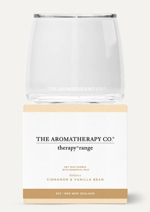 The Aromatherapy Co. Therapy Candle 260g - Cinnamon & Vanilla Bean