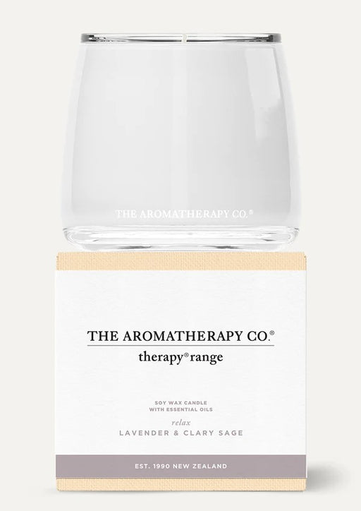 The Aromatherapy Co. Therapy Candle 260g - Lavender & Clary Sage - Kitchen Antics